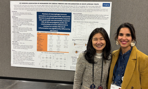 Sahera Dirajlal-Fargo and Jennifer Jao at CROI 2025